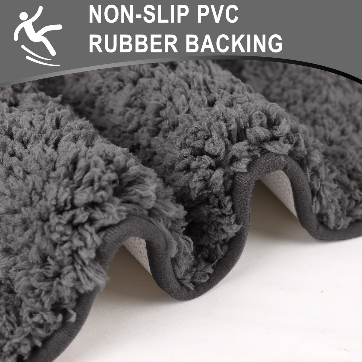 3-Piece Microfibre Bath Mat Set – Non-Slip & Absorbent