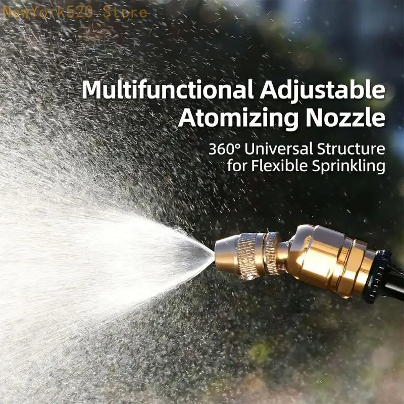 Adjustable Brass Misting Spray Nozzle for Garden & Lawn