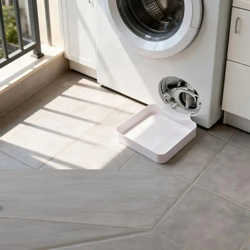 Washing Machine Drain Tray 3D Printed Anti-Slip Funnel Kit