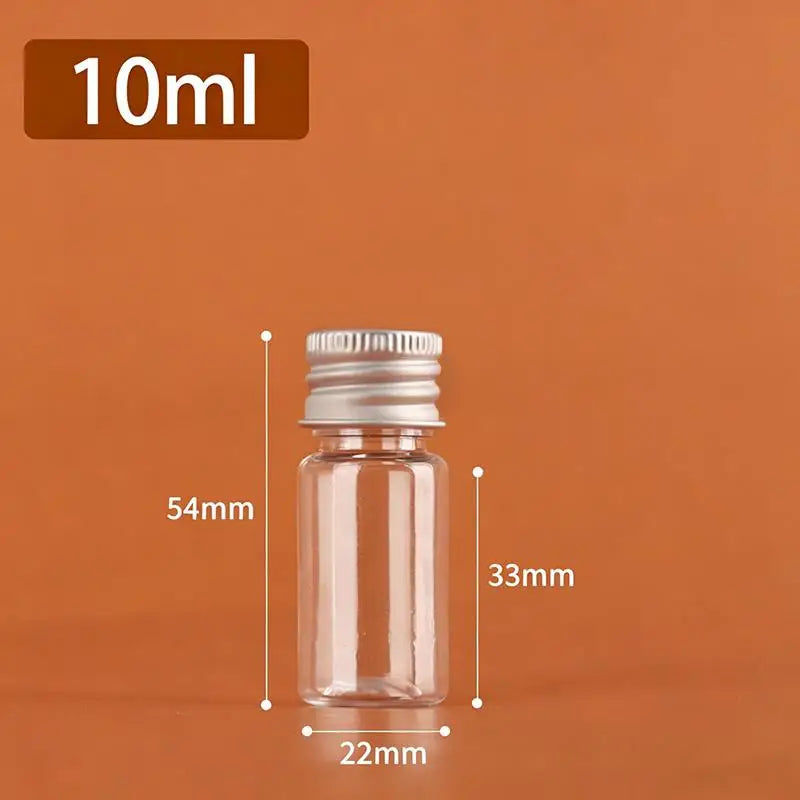 Refillable Travel Cosmetic Bottles | Plastic & Aluminum Cap