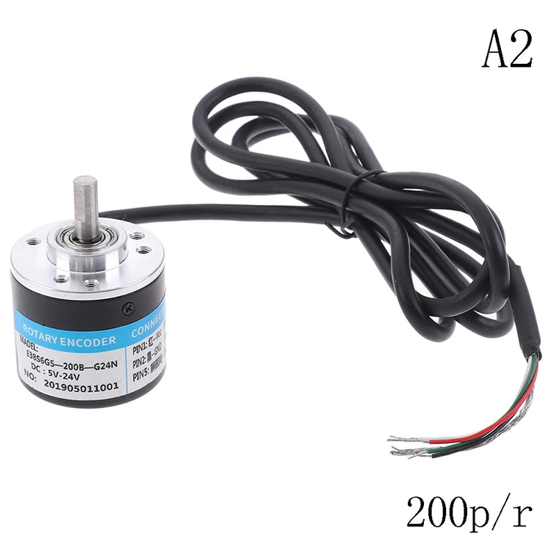 Photoelectric Incremental Rotary Encoder 5V–24V 100–600P/R