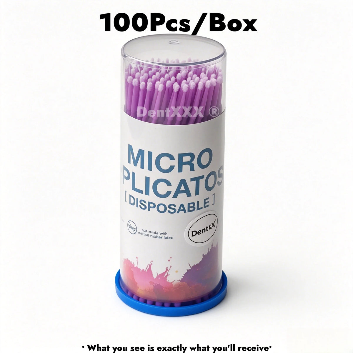Disposable Micro Applicator Brushes 100pc | Bendable Precision Tips