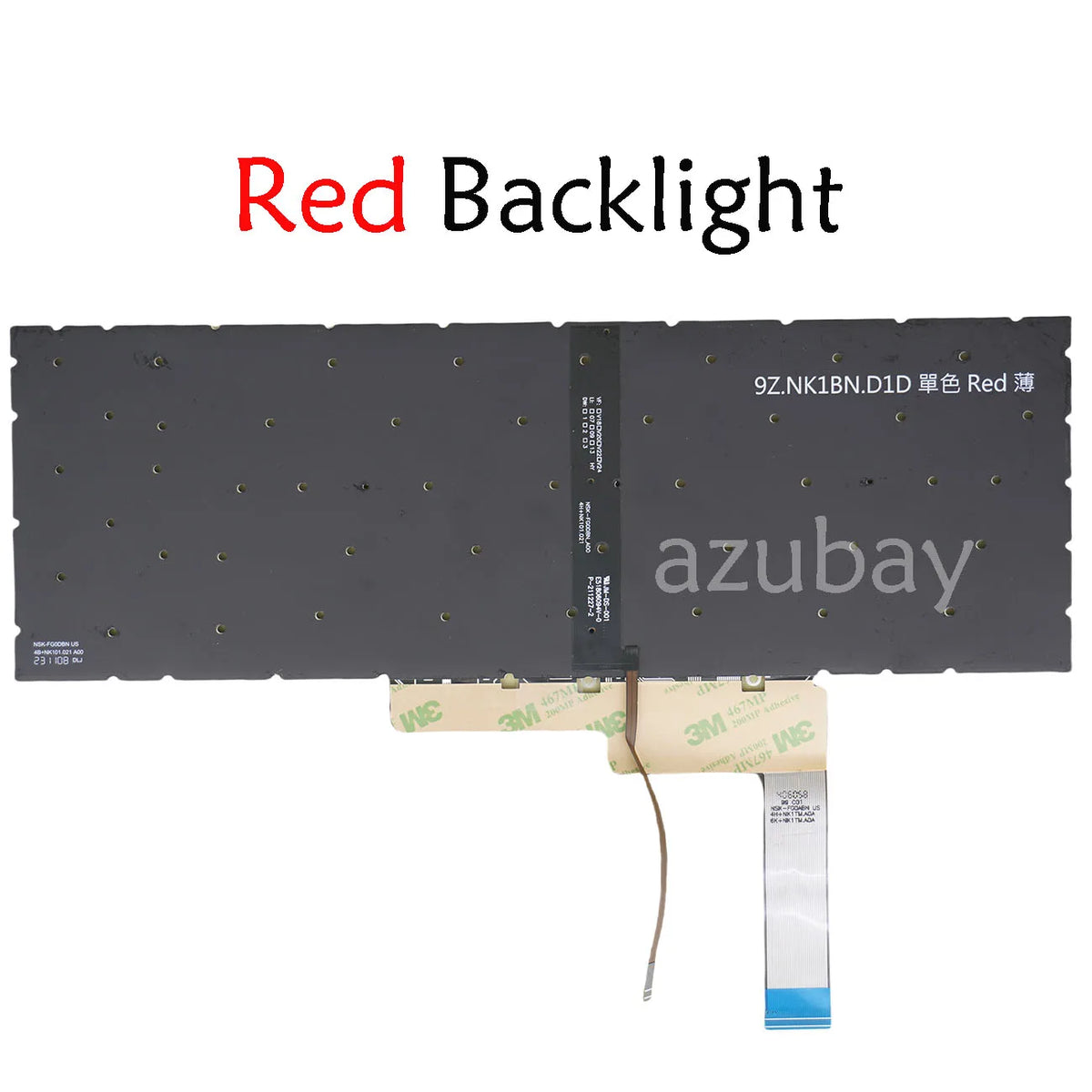 MSI Bravo 15 B5DD B5ED Red Backlit Replacement Keyboard
