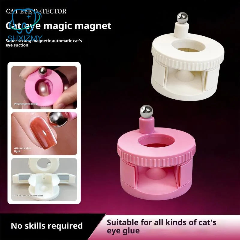 Cat Eye Nail Magnet Tool – 360° Rotating Nail Art Magnet