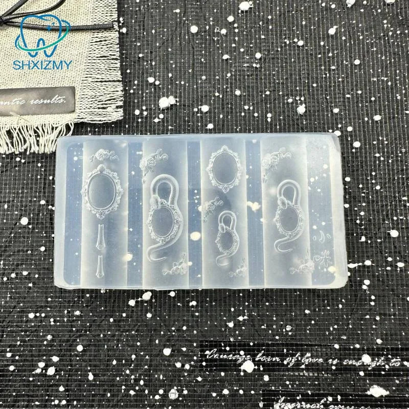 3D Silicone Nail Art Mold – Snake & Rose DIY Template