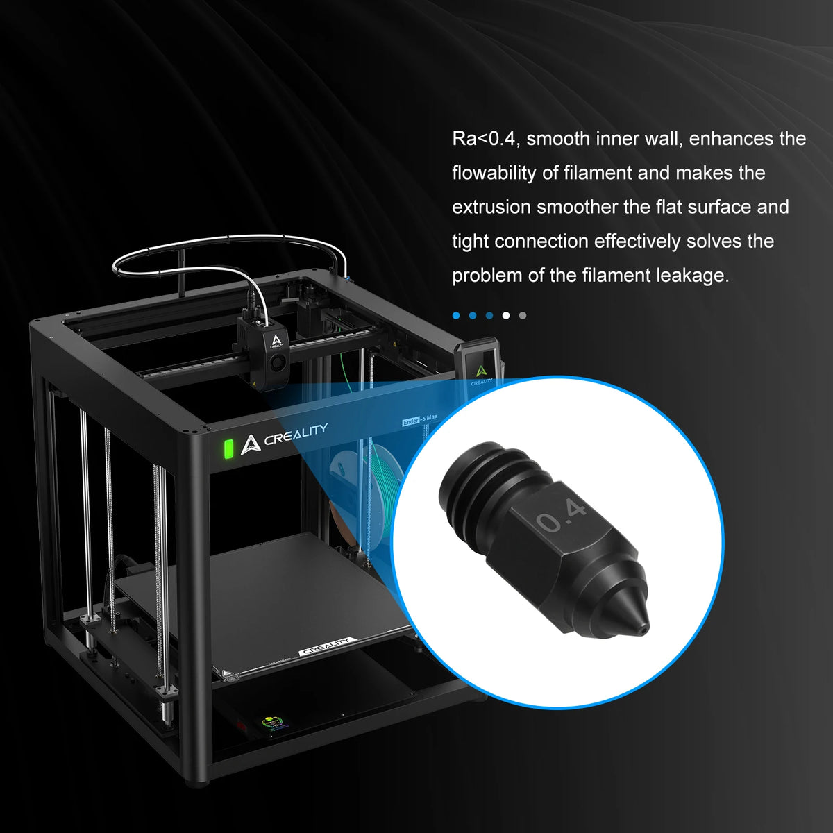 BEGRINT Hardened Steel Nozzle Set – Creality Ender-5 Max 3D Printer