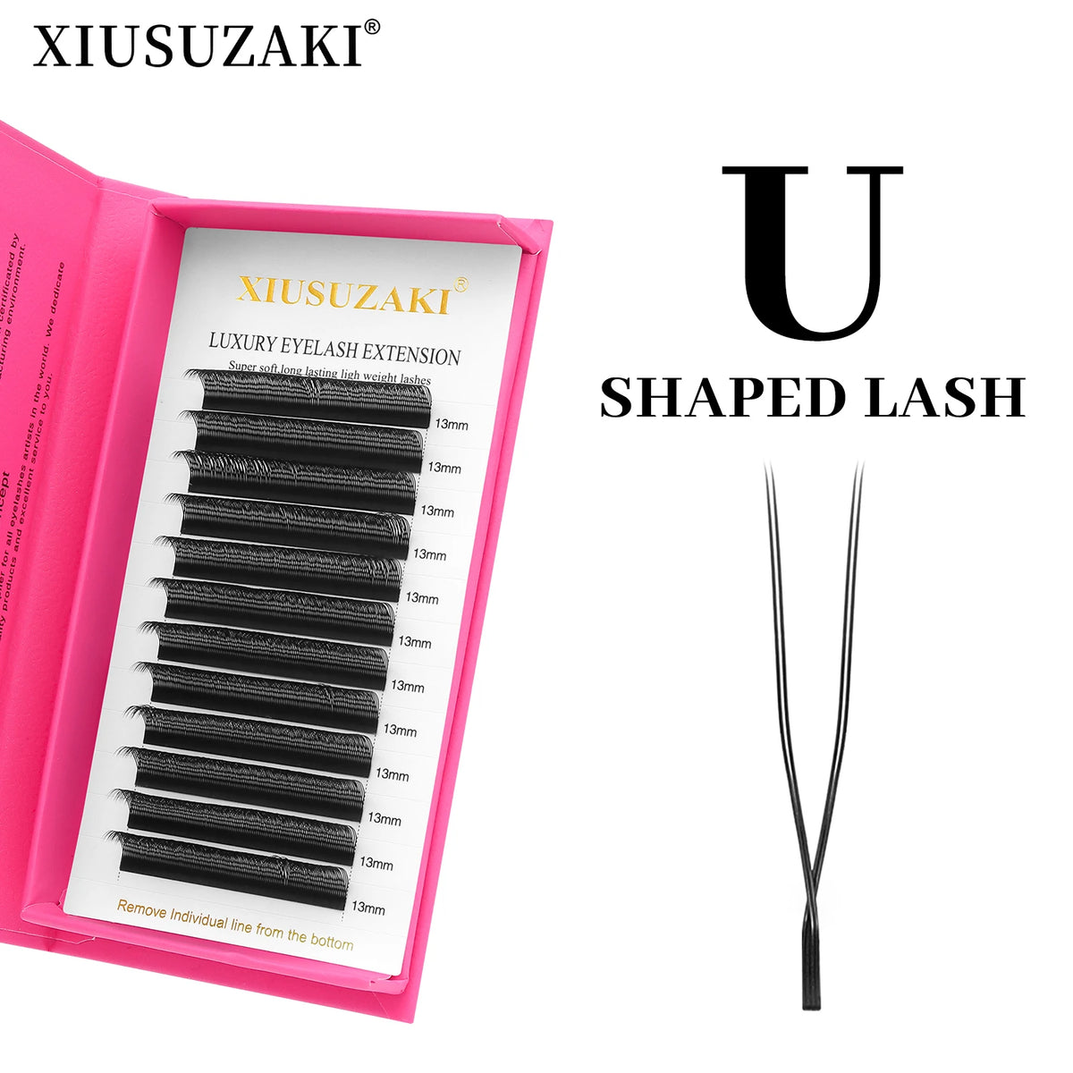 XIUSUZAKI Mink Premade Volume Fans U-Shaped YY Lash Extensions