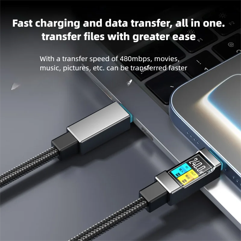 100W USB-C to USB-C Fast Charging Cable – iPhone & Android