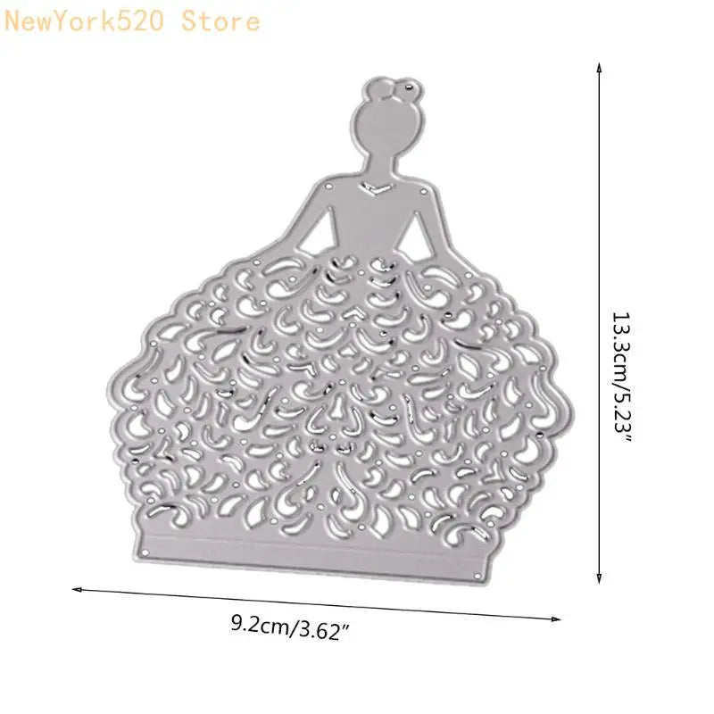 3D Bride Metal Cutting Dies – DIY Scrapbooking & Card Making
