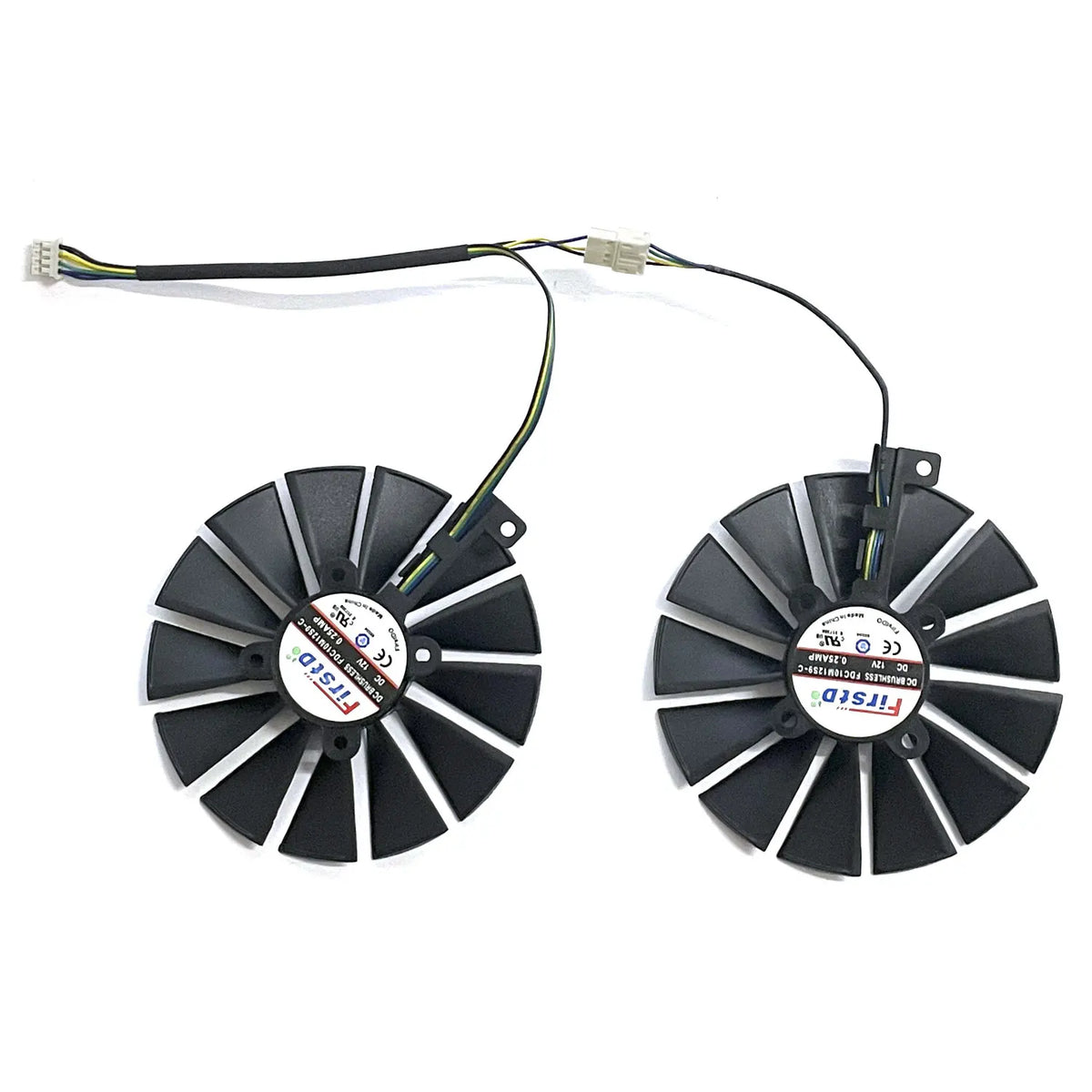 95mm Triple GPU Cooling Fan for ASUS RX 580 570 GTX 1070Ti 1050Ti