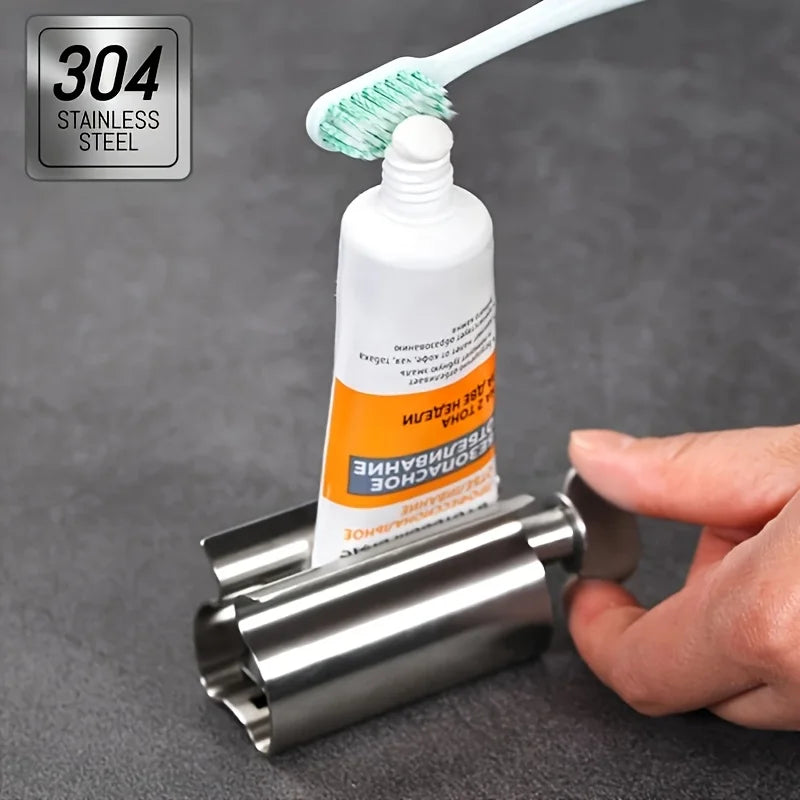 304 Stainless Steel Toothpaste Tube Squeezer Roller Dispenser
