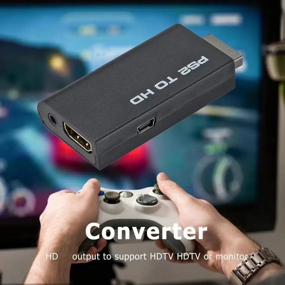 PS2 to HDMI Converter Adapter | 480i 480p 576i Audio Video