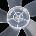 16-Inch 5-Leaf Replacement Fan Blade with Nut Cover – PP Plastic