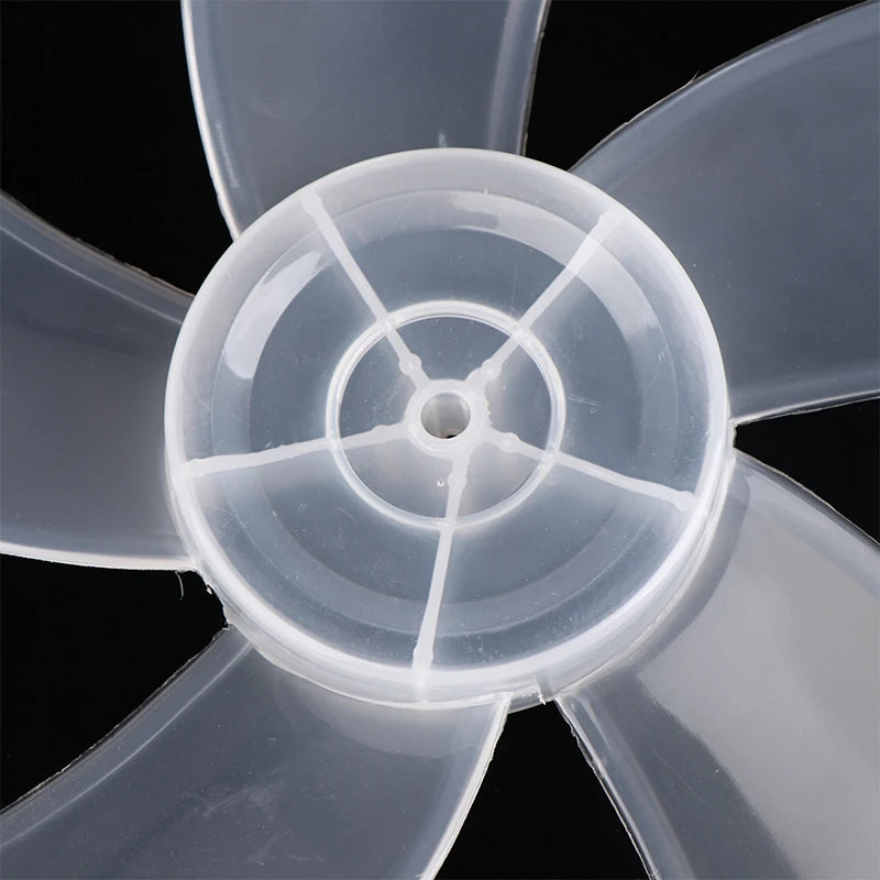 16-Inch 5-Leaf Replacement Fan Blade with Nut Cover – PP Plastic