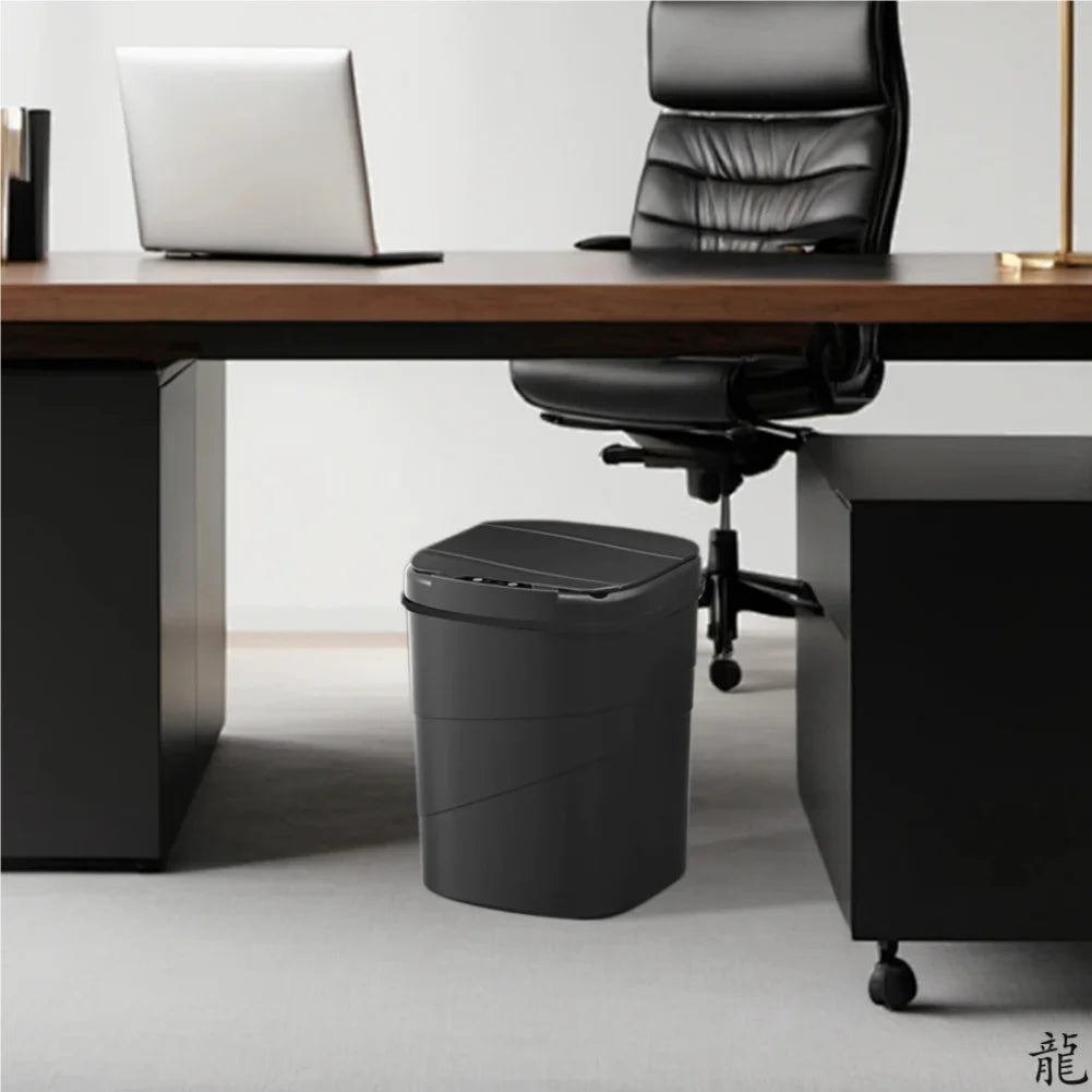 VIBE Touchless Auto-Closing Trash Can – Battery Powered Sensor Lid