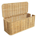 Handwoven Rattan Cable Management Box – Cord Organizer