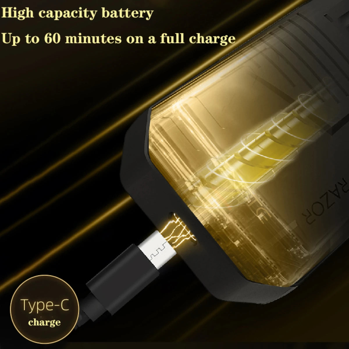 VGR V-375 Rechargeable Foil Shaver & Beard Trimmer for Men