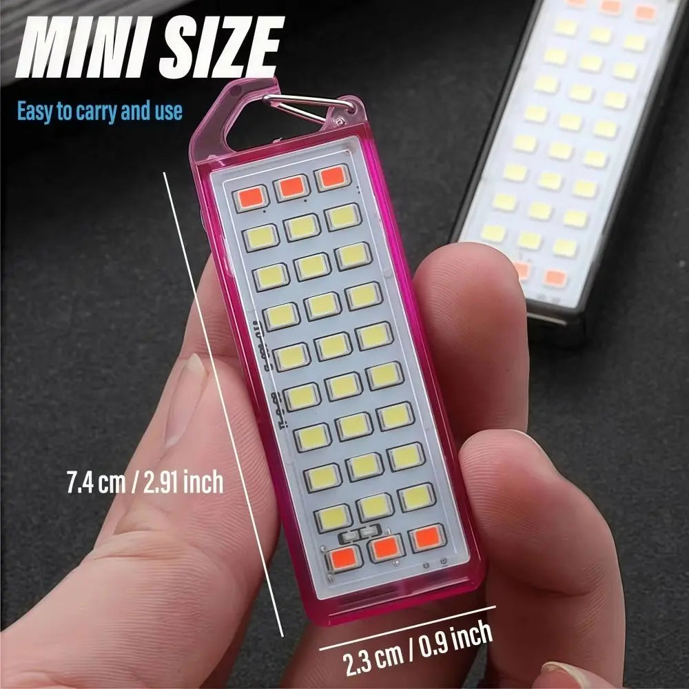 Mini Keychain LED Flashlight – Rechargeable & Waterproof