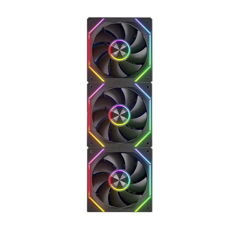 K4 ARGB 120mm PC Case Fan Triple Pack – Wireless Sync & Temp Control