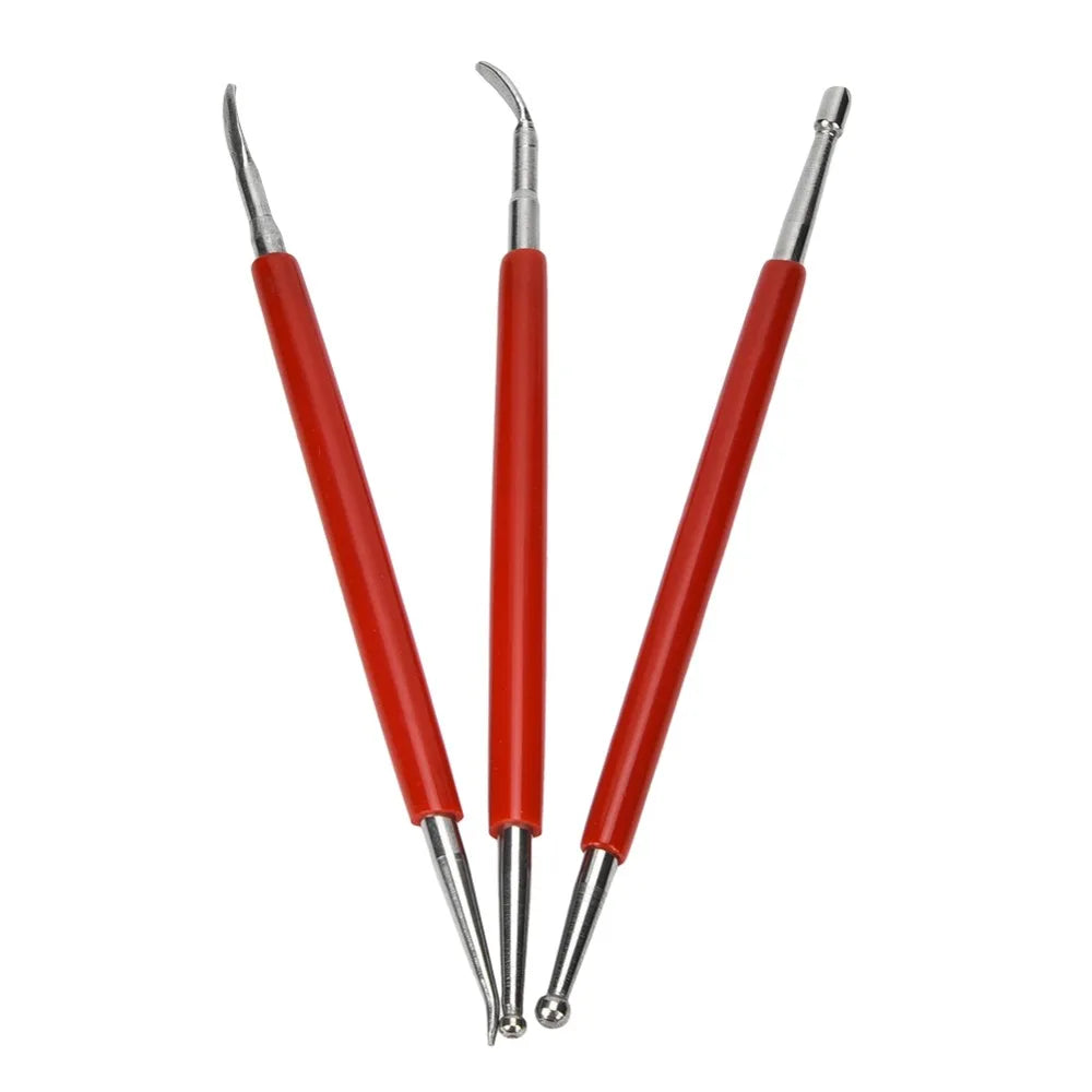 8-Piece Leather Carving Tool Set – Stylus Pens & Spoons