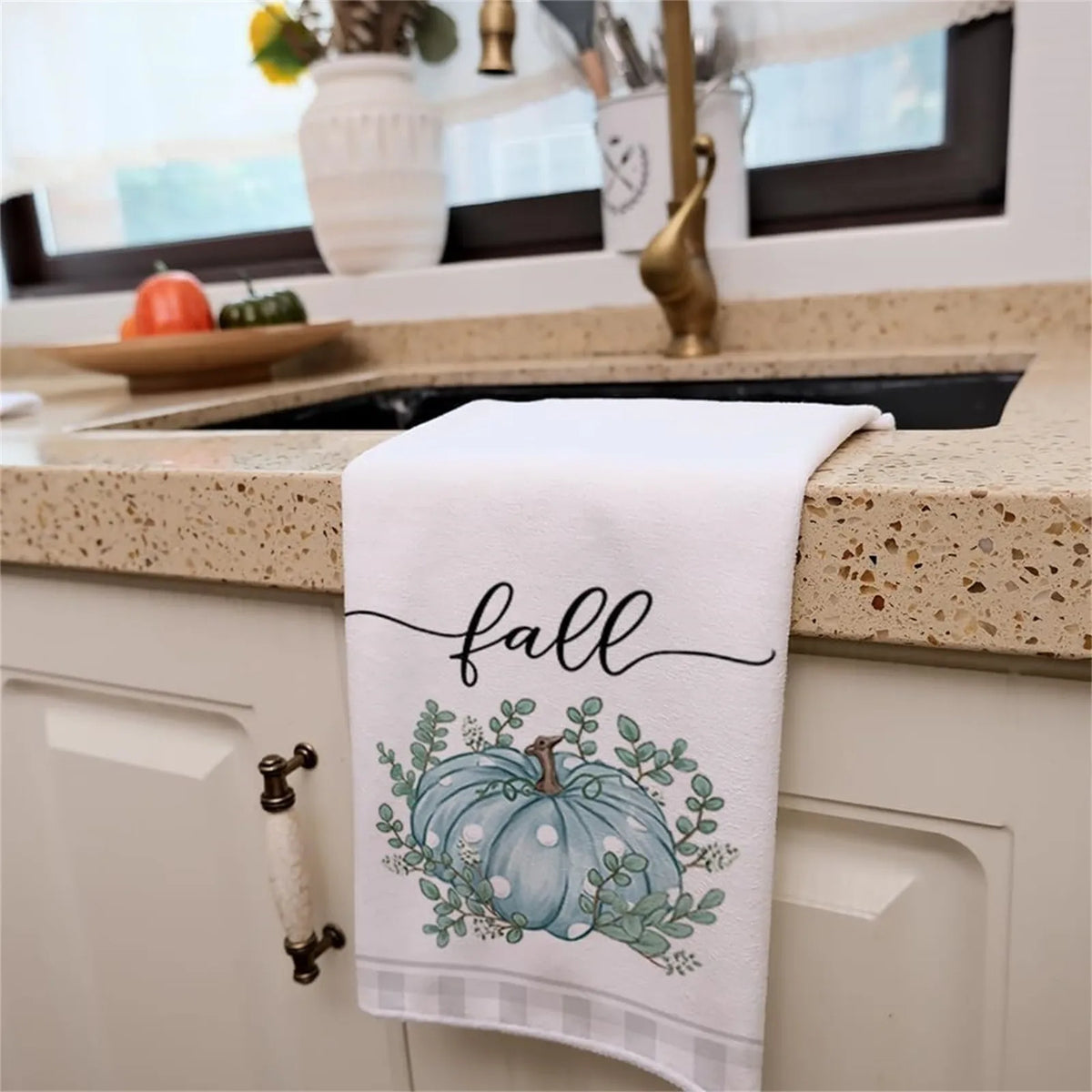 2-Pack Fall Microfiber Kitchen Towels – Halloween Autumn Décor