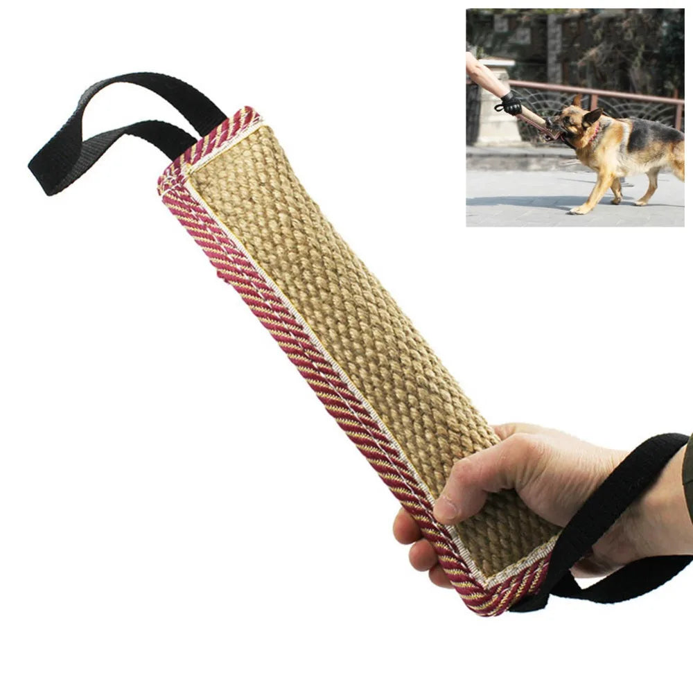 Hemp Dog Tug Toy – Tear-Resistant Chew & Training Toy