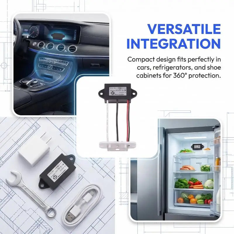 USB Ozone Air Purifier 5V Ionizer Mini Odor Eliminator