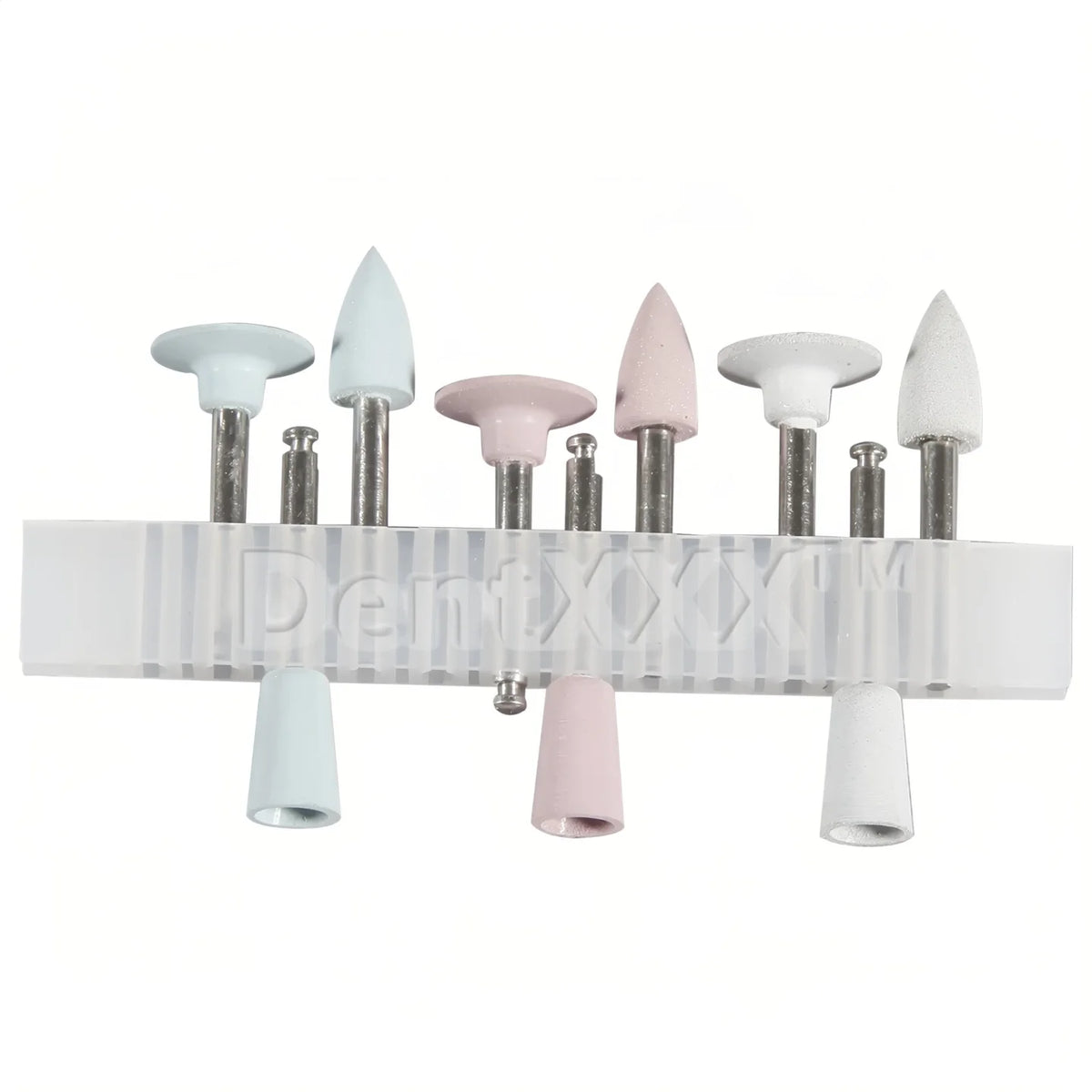 9-Pc Silicone Polishing Kit – 3-Step Grinding & Buffing Bits