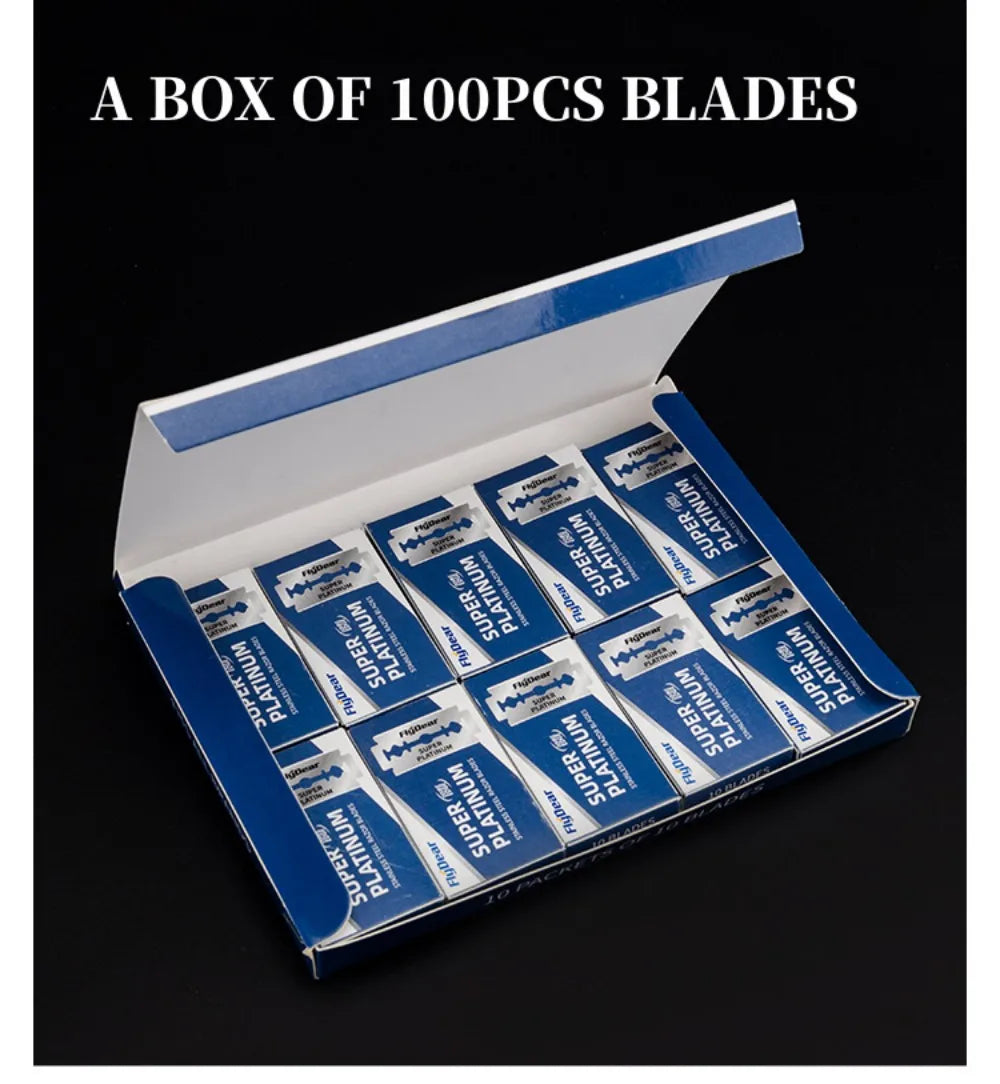 Double Edge Safety Razor Blades for Men – 30/50/100 Pack