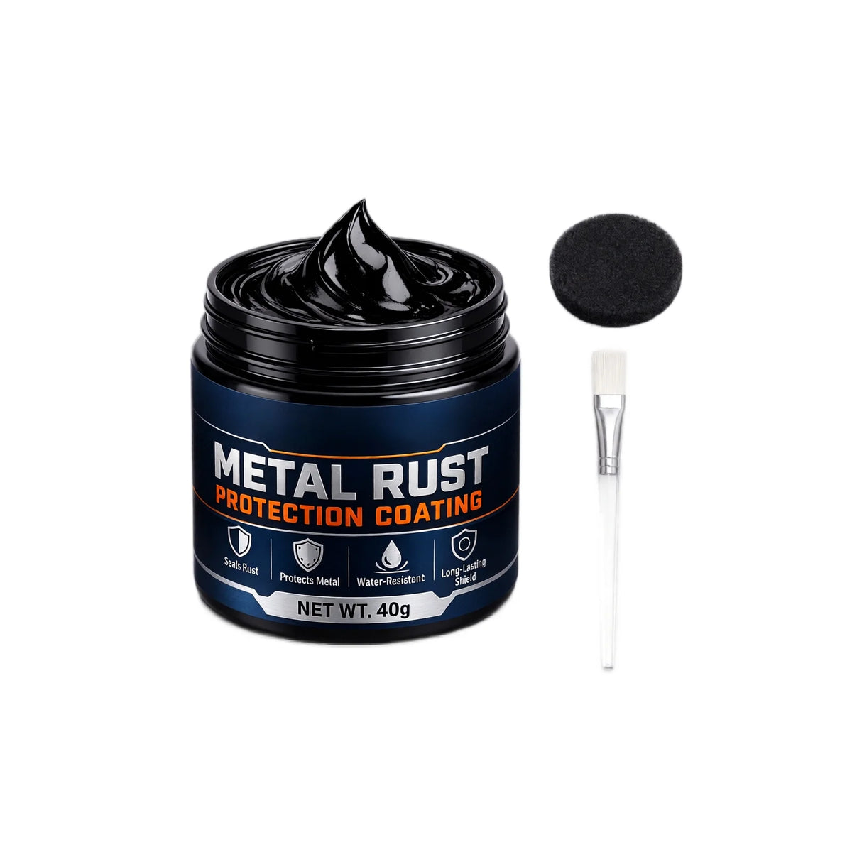 Metal Rust Converter Black Paste – Anti-Corrosion Coating Kit