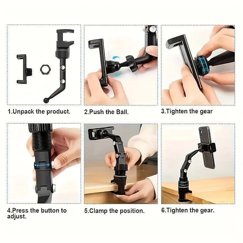 360° Rotating Car Phone Holder – Air Vent Mount