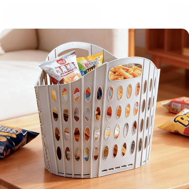 Collapsible Laundry Hamper Basket – Foldable Space Saver
