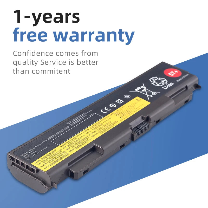 6-Cell Battery for Lenovo ThinkPad T440P T540P W540 L440 45N1144