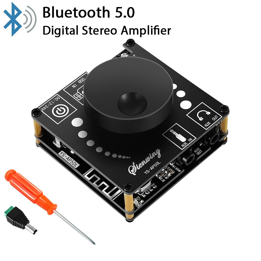 50W×2 Bluetooth 5.1 Digital Stereo Amplifier Board YS-AP50L
