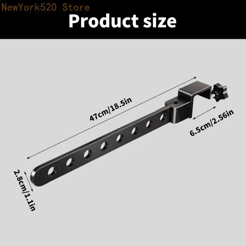 Foldable Wall-Mounted Clothes Hanger Rack – Aluminum Alloy