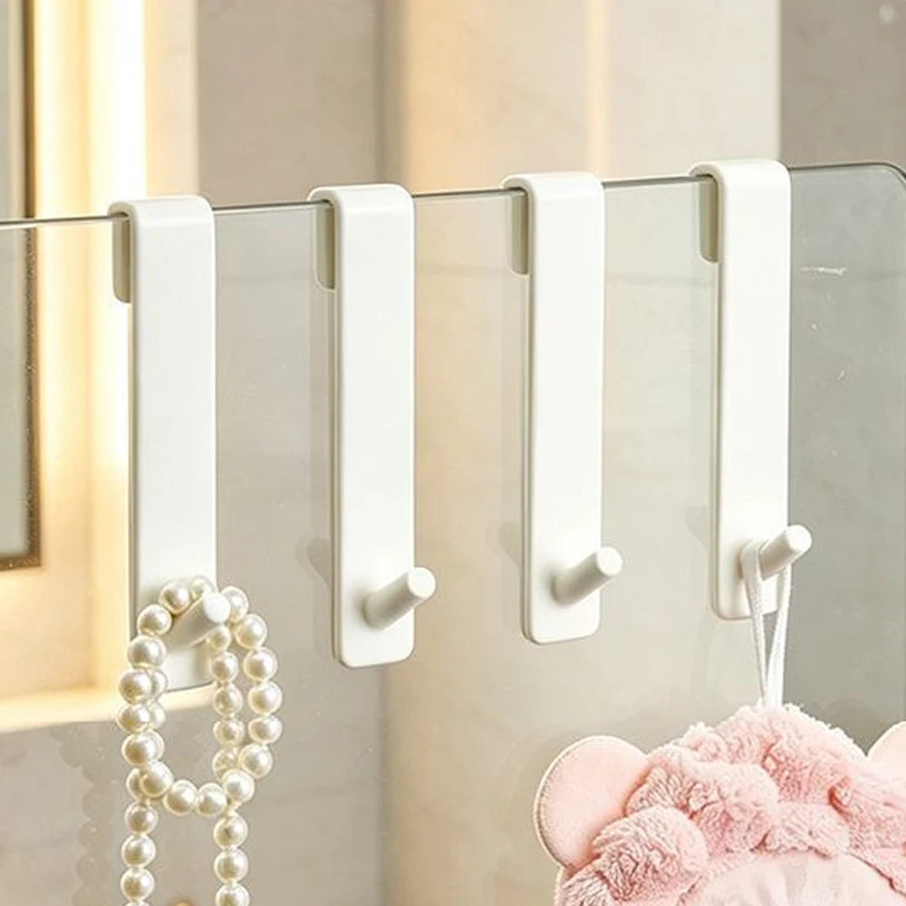 S-Shape Glass Door Hook – Bathroom Towel & Robe Hanger