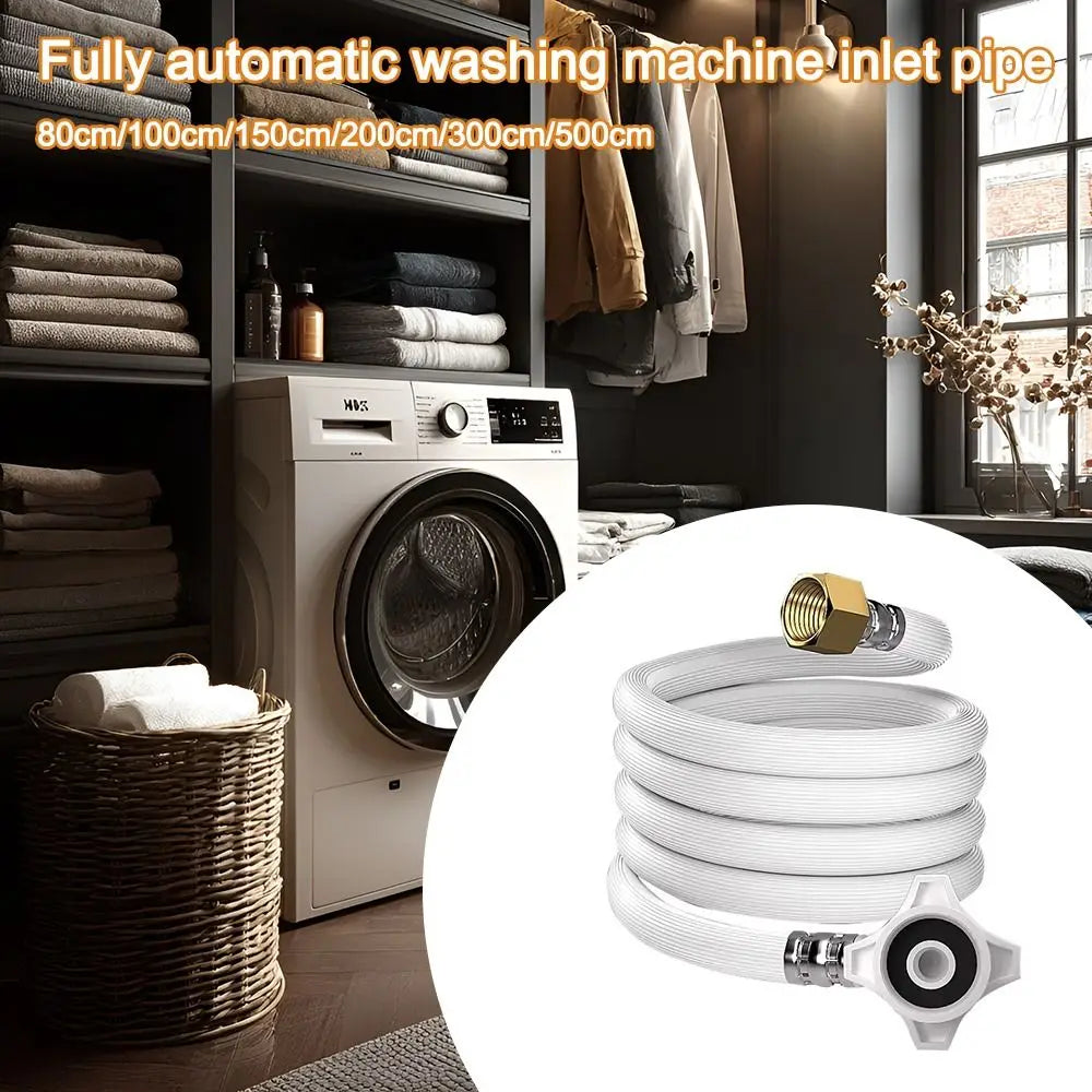 Flexible PVC Braided Plumbing Hose 80–500cm G1/2–G3/4