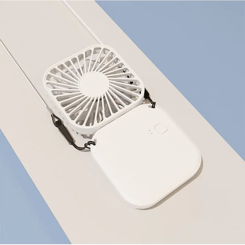 VIBE Portable Mini Handheld Fan USB Rechargeable Foldable