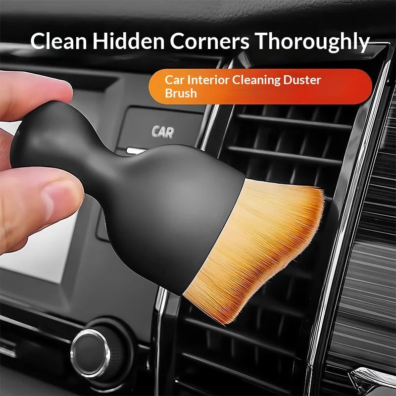 Soft Bristle Car Interior Detailing Brush – Scratch-Free