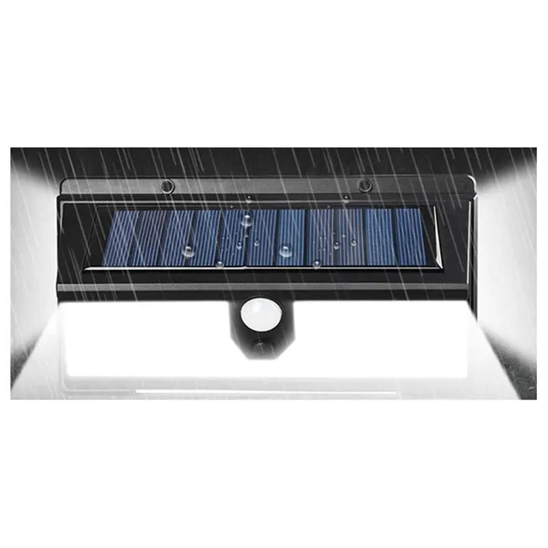 Solar Motion Sensor Wall Light 190 LED Waterproof Garden Light