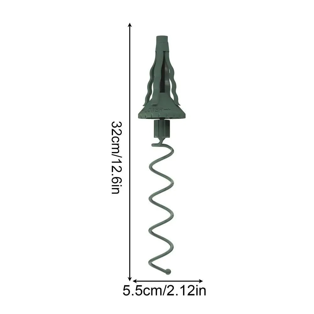 Twist-On Christmas Tree Topper Holder & Adjustable Stabilizer
