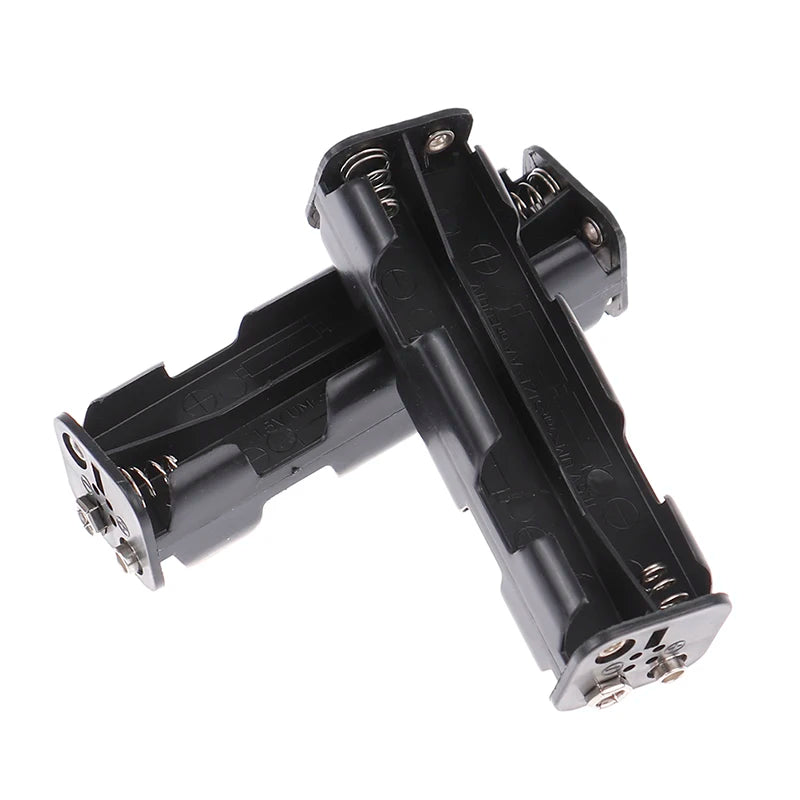 8 x AA Battery Holder 12V Long Strip Back-to-Back Storage Box