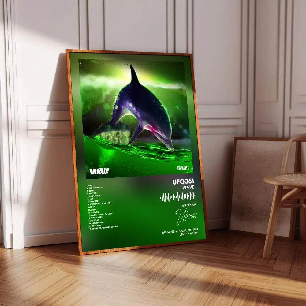 Ufo361 Music Album Cover Poster – Canvas Print Wall Art Decor