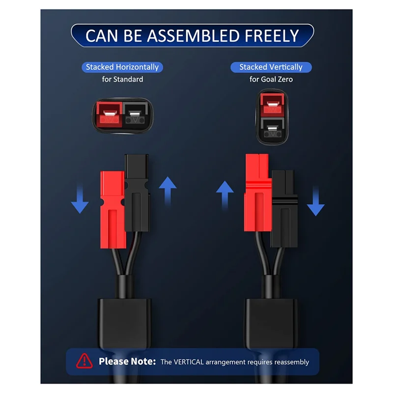 4-in-1 Solar Panel Connector Splitter – Anderson DC XT60