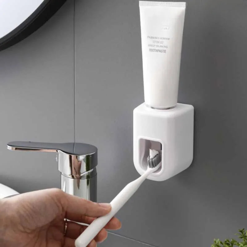 Wall-Mounted Automatic Toothpaste Dispenser | Bathroom Tool