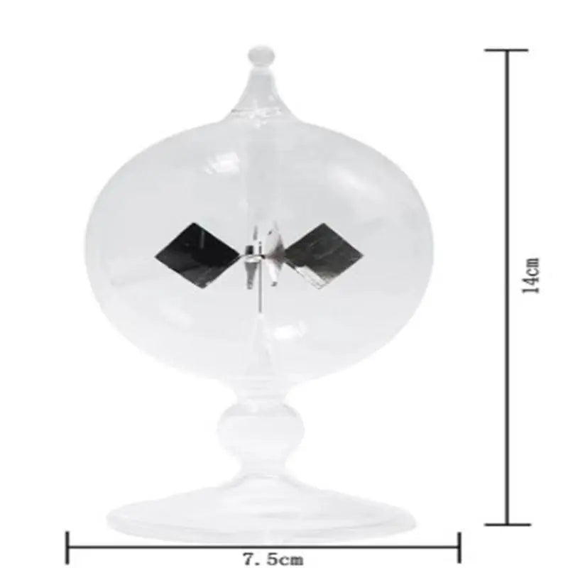Crookes Radiometer Solar Light Spinner – Science Gift & Desk Decor