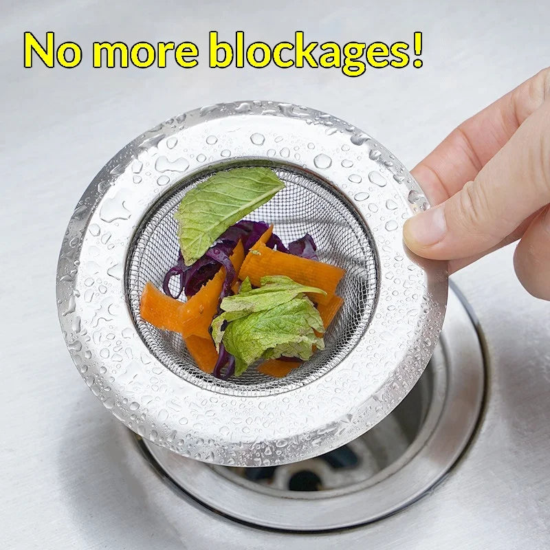 Stainless Steel Fine Mesh Sink Strainer & Drain Filter