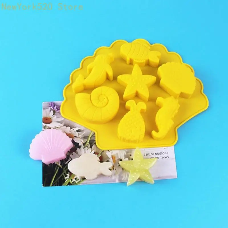 3D Marine Life Silicone Mold – Chocolate, Cookie & Resin Casting