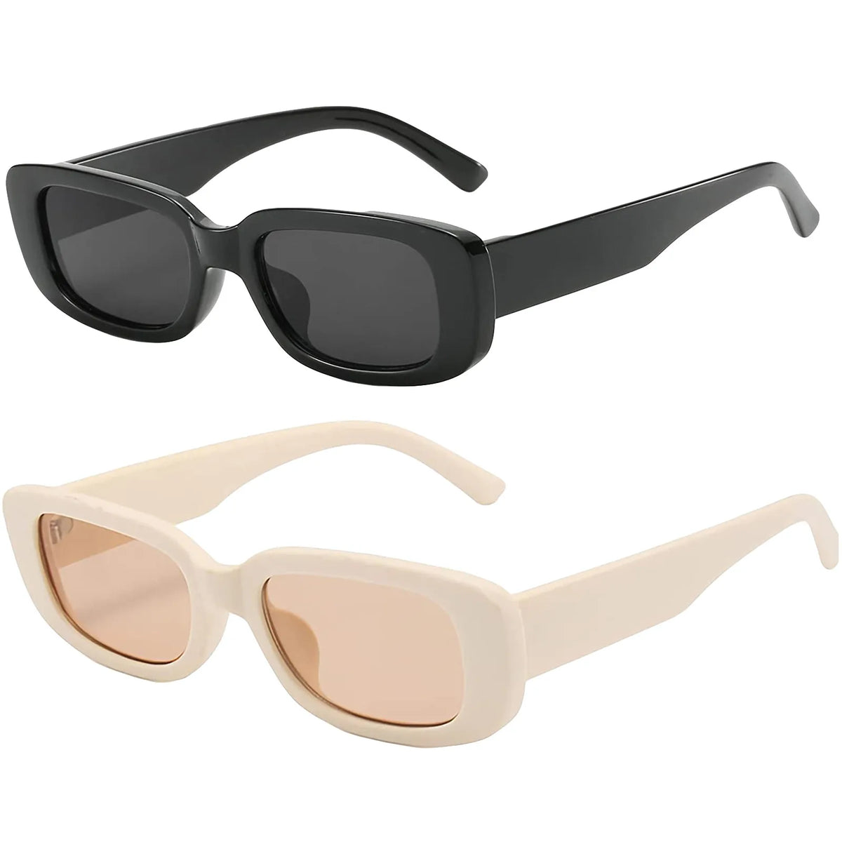 VIBE Oversized Square Sunglasses Women UV Protection Retro