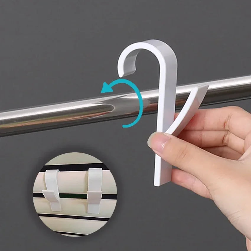 Radiator Towel Hooks Clear ABS Holder 2–5 Pack | Bathroom
